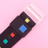 Vintage Swatch Pop SQUARE PARADE PWK171 Watch for Women | 90s Retro Swatch