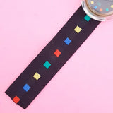 Vintage Swatch Pop SQUARE PARADE PWK171 Watch for Women | 90s Retro Swatch