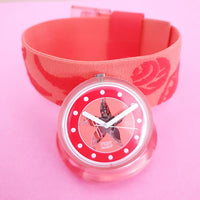 Vintage Pop Swatch RASPBERRY PWK178 Watch for Women | Cool 90s Swatch