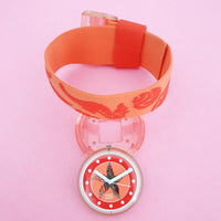 Vintage Pop Swatch RASPBERRY PWK178 Watch for Women | Cool 90s Swatch