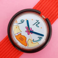 Vintage Pop Swatch BOUQUET PWK159 Watch for Women | Fun 90s Wristwatch