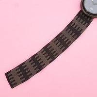 Vintage Pop Swatch Gunpowder WB155 Watch for Women | Cool 90s Swatch