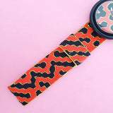 Vintage Pop Swatch Trifoli PWBB104 Watch for Women | Leopard Print Swatch