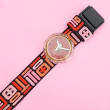 Vintage Pop Swatch Secret Red PWK142 Watch for Women | Fun 90s Wristwatch