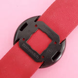 Vintage Pop Swatch Red Velvet PWB160 Watch for Women | 90s Pop Swatch