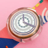 Vintage Pop Swatch Muezzin PWN107 Watch for Women | Fun 90s Pop Swatch