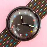 Vintage Pop Swatch RUSH HOUR PWBB109 Watch for Women | 80s Pop Swatch