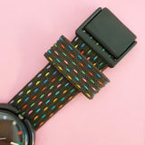 Vintage Pop Swatch RUSH HOUR PWBB109 Watch for Women | 80s Pop Swatch