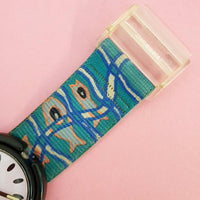 Vintage Pop Swatch ANIMALO PWBB143 Watch for Women | Rare 80s Swatch