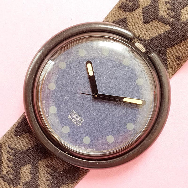 Vintage Pop Swatch GUNPOWDER PWB155 Watch for Women | 90s Pop Swatch