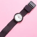 Vintage Pop Swatch JET BLACK PWBB101 Watch for Women | Classic Pop Swatch