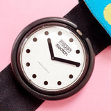 Vintage Pop Swatch JET BLACK PWBB001 Watch for Women | Classic Pop Swatch