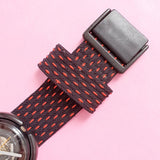 Vintage Pop Swatch RED LIGHTS BB108 Watch for Women | RARE 80s Swatch