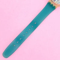 Vintage Swatch Lady BLACK CORAL LK101 Watch for Women | 80s Lady Swatch