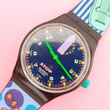 Vintage Swatch JESS RUSH SSB100 Ladies Watch | 90s Stop Swatch