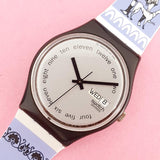 Vintage Swatch THE BURGLAR GB717 Ladies Watch | Swiss Quartz Watch