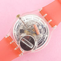 Vintage Swatch SQUAW GG387 Ladies Watch | Cool Red & Gold Swatch