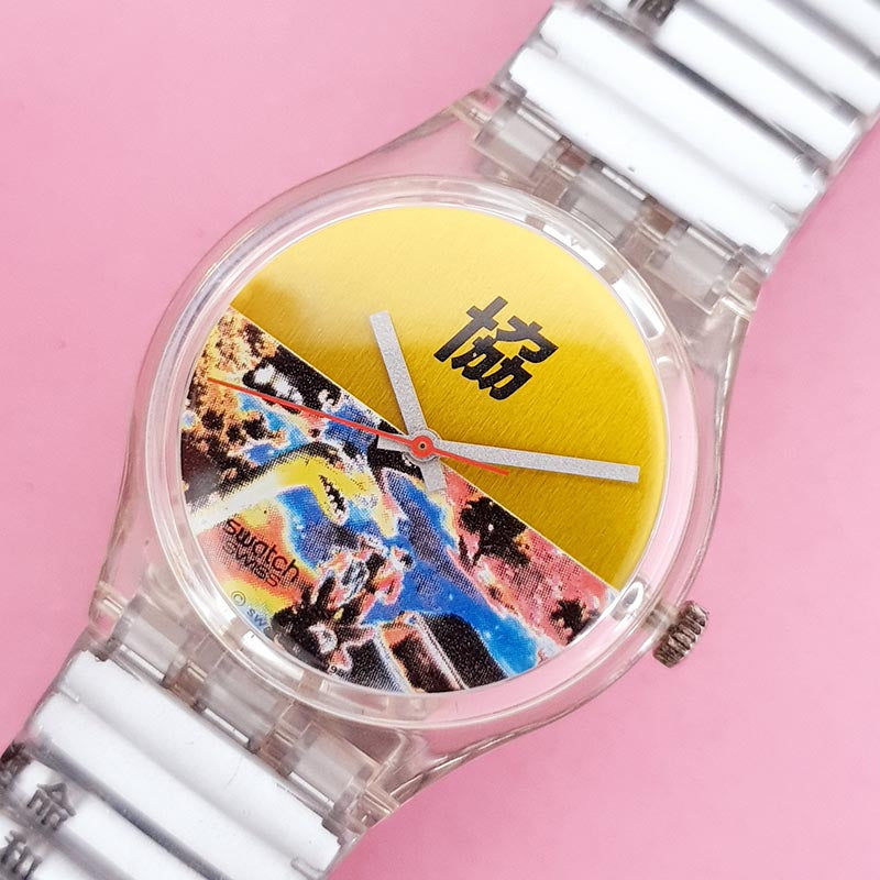Vintage Swatch MOVIE NEWS GK219 Ladies Watch | RARE 90s  display picture 2