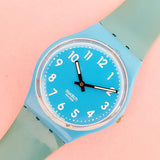 Vintage Swatch RISE UP GS138 Watch for Women | Baby Blue Swatch