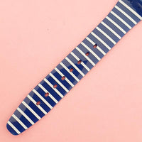 Vintage Swatch STRIPED UP-WIND GN230I Watch for Women | Fun 90s Wristwatch