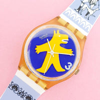 Vintage Swatch BESTIONE GJ112 Watch for Women | 90s Colorful Watch