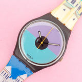 Vintage Swatch ST. CATHERINE POINT GB121 Watch for Women | 80s Swatch Gent