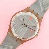 Vintage Swatch OBELISQUE GM104 Watch for Women | Retro Swatch Watch