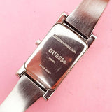 Vintage Rectangular Minimalist Guess Women's Watch | Silver-tone Guess Watch