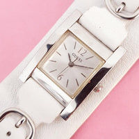 Vintage Square-dial Office Guess Women's Watch | Silver-tone Guess Watch