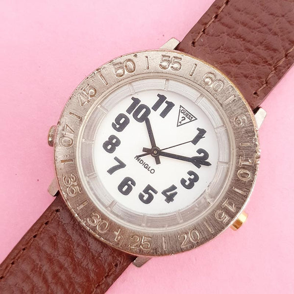 Vintage Indiglo Guess Women's Watch | Silver-tone Guess Watch