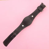 Vintage All-black Fossil Women's Watch | Silver-tone Fossil Watch