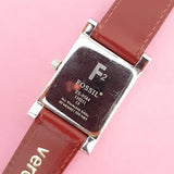 Vintage Square Fossil Women's Watch | Silver-tone Fossil Watch