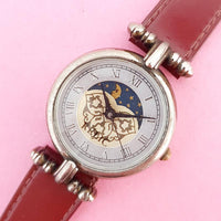 Vintage Moon-phase Relic Women's Watch | Silver-tone Fossil Watch