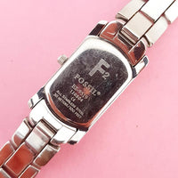 Vintage Small Elegant Fossil Women's Watch | Silver-tone Fossil Watch