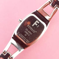 Vintage Light Blue-dial Fossil Women's Watch | Silver-tone Fossil Watch