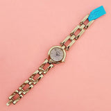 Vintage Purple-dial Fossil Women's Watch | Silver-tone Fossil Watch
