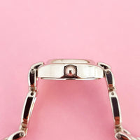 Vintage Pink-dial Relic Women's Watch | Silver-tone Fossil Watch