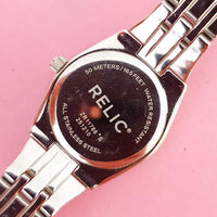 Vintage Luxurious White-dial Relic Women's Watch | Silver-tone Fossil Watch