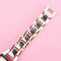 Vintage Rectangular Relic Women's Watch | Two-tone Fossil Watch