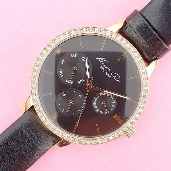 Pre-owned Gold-tone Kenneth Cole Women's Watch | Office Wear Watch