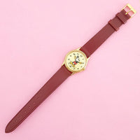 Vintage Gold-tone Mickey Mouse Lorus V515-6118 HR Classic Watch for Women | Disney Watch for Adults