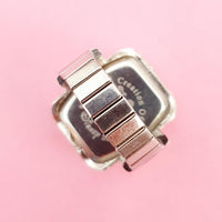 Vintage Silver-tone Mickey Mouse Ring Jewelry Watch for Women | Rare Disney Watch