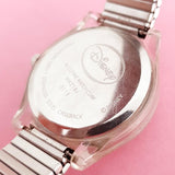 Vintage Silver-tone Mickey Mouse Accutime Watch Corp Watch for Women | Elegant Disney Watch