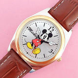 Vintage Two-tone Mickey Mouse  Accutime Watch for Women | Disneyland Watch