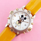 Vintage Two-tone Mickey Mouse Disney Time Works Watch for Women | Disney Watch for Her