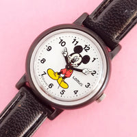 Vintage Black & White Mickey Mouse Lorus V821 2240 QD2 Watch for Women | Disneyland Watch