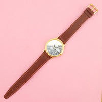 Vintage Gold-tone Mickey Mouse Lorus V515 8E68 UH2 Holographic Watch for Women | 90s Disney Watch