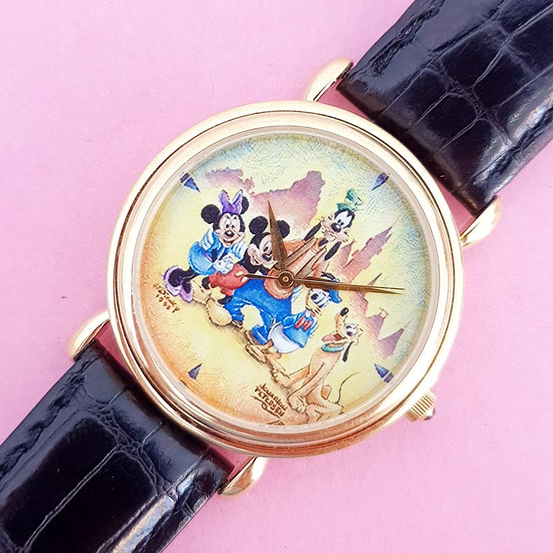Vintage Gold-tone Mickey Mouse Disney Women display picture 3