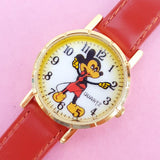 Vintage Gold-tone Retro Mickey Mouse Watch for Women | Disney Memorabilia
