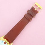 Vintage Gold-tone Mickey Mouse Lorus V52F 0A1B HR2 Watch for Women | 90s Ladies Watch